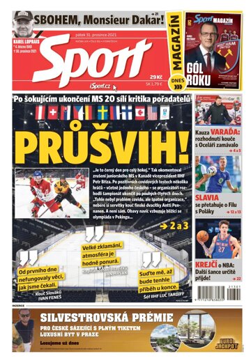 Obálka e-magazínu Sport 31.12.2021