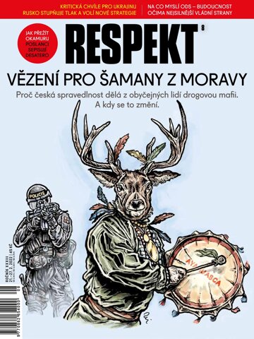 Obálka e-magazínu Respekt 8/2022