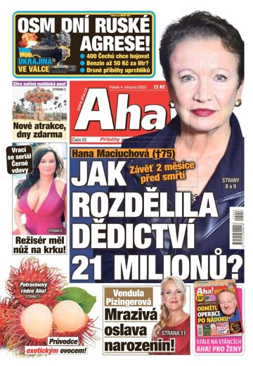 Obálka e-magazínu AHA! 4.3.2022