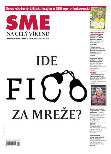 Obálka e-magazínu SME 23-4-2022