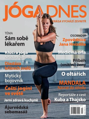 Obálka e-magazínu JÓGA DNES březen/duben 2017
