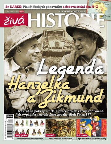 Obálka e-magazínu Živá historie 7-8/2016