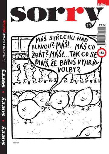 Obálka e-magazínu Sorry 11/2017