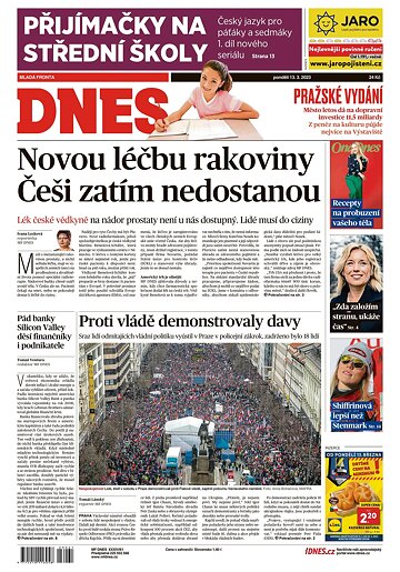 Obálka e-magazínu MF Dnes 13.3.2023