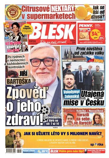 Obálka e-magazínu Blesk 7.7.2023