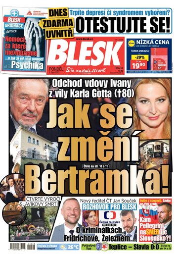 Obálka e-magazínu Blesk 2.10.2023