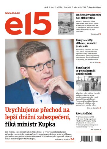 Obálka e-magazínu E15 11.6.2024