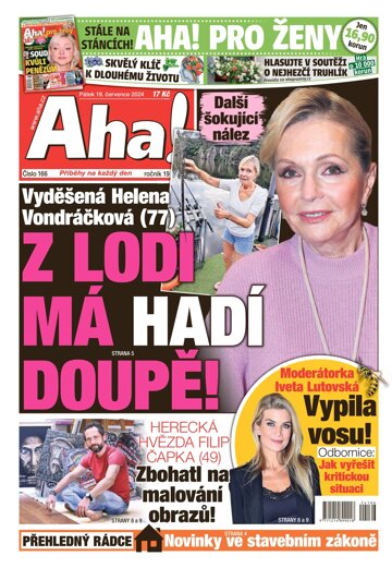 Obálka e-magazínu AHA! 19.7.2024