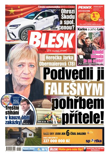 Obálka e-magazínu Blesk 2.4.2025