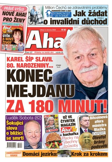 Obálka e-magazínu AHA! 3.6.2025