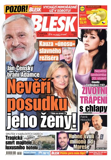Obálka e-magazínu Blesk 25.9.2025