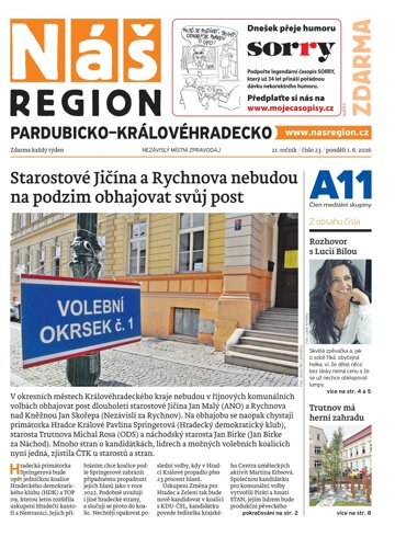 Obálka e-magazínu Náš Region - Pardubicko/Královéhradecko 23/2026