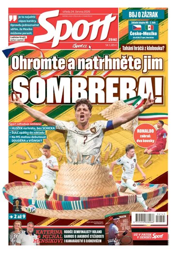 Obálka e-magazínu Sport 24.6.2026