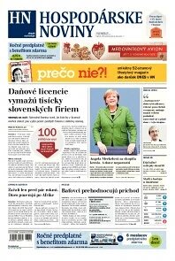 Obálka e-magazínu Hospodárske noviny 28.11.2013