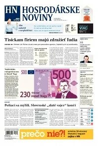 Obálka e-magazínu Hospodárske noviny 28.05.2014