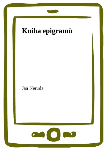 Obálka knihy Kniha epigramů