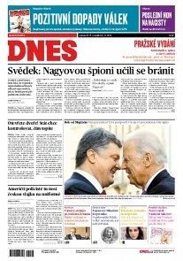 Obálka e-magazínu MF Dnes 22.11.2014