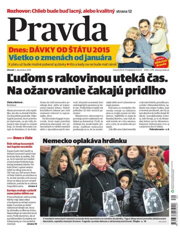 Obálka e-magazínu Pravda 2.12.2014