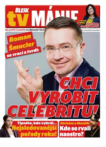 Obálka e-magazínu Blesk Tv manie 9.1.2016