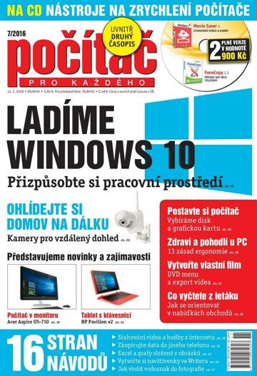 Obálka e-magazínu Počítač pro každého 7/2016