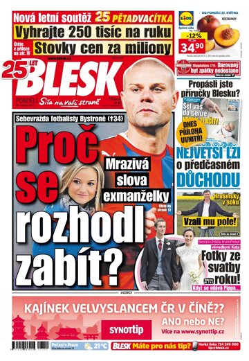 Obálka e-magazínu Blesk 22.5.2017