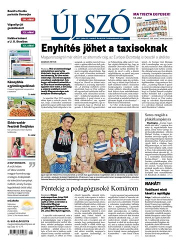 Obálka e-magazínu Új Szó 17.7.2017