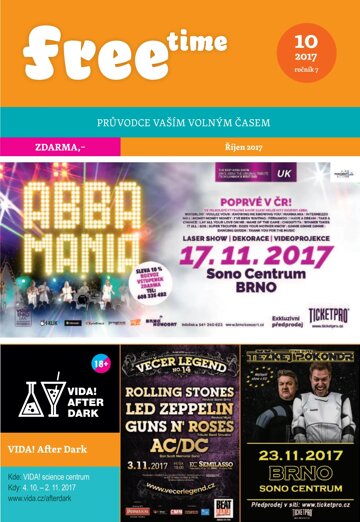 Obálka e-magazínu freetime 10/2017