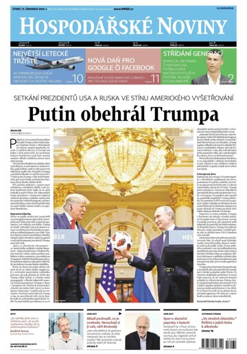 Obálka e-magazínu Hospodářské noviny 135 - 17.7.2018