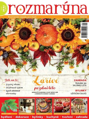 Obálka e-magazínu Rozmarýna 9/2018