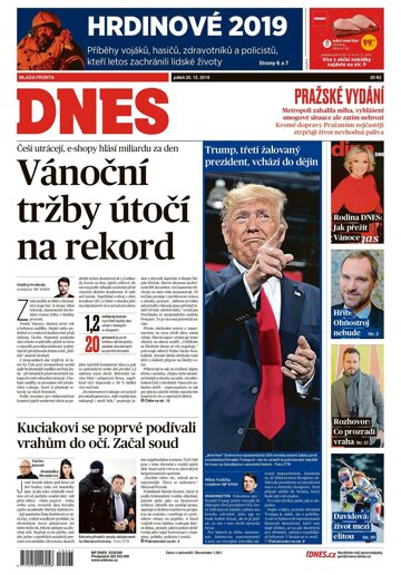 Obálka e-magazínu MF Dnes 20.12.2019