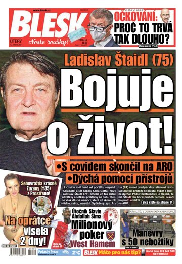 Obálka e-magazínu Blesk 12.1.2021