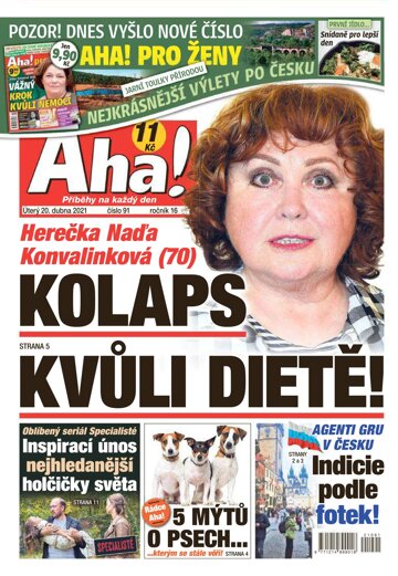Obálka e-magazínu AHA! 20.4.2021