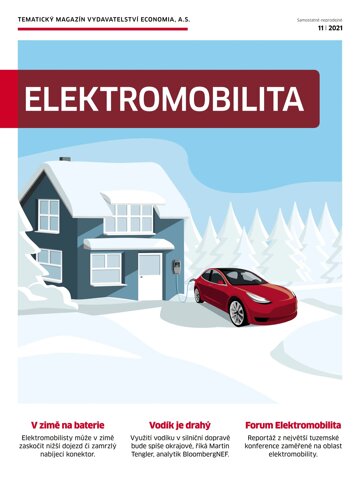 Obálka e-magazínu Hospodářské noviny - příloha 218 - 11.11.2021 Elektromobilita