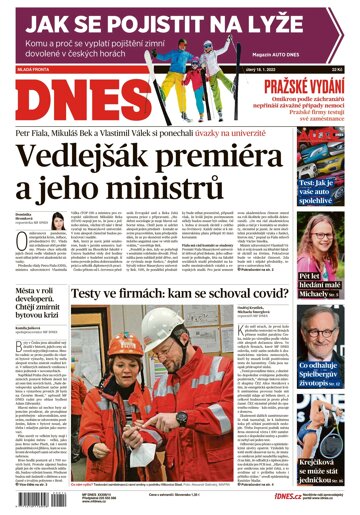 Obálka e-magazínu MF Dnes 18.1.2022