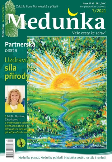 Obálka e-magazínu Meduňka 7/2021