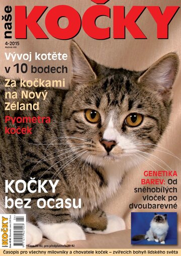 Obálka e-magazínu Naše kočky 4/2015