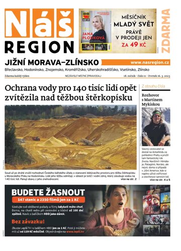 Obálka e-magazínu Náš Region - Jižní Morava/Zlínsko 11/2023