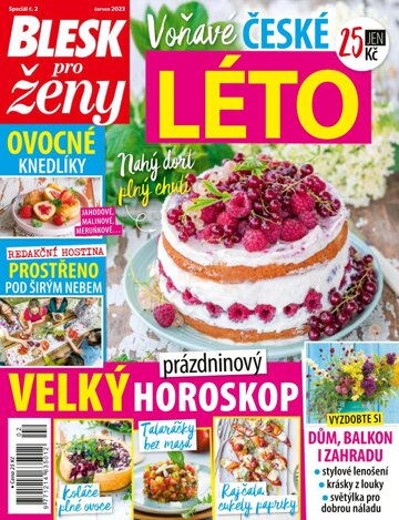 Obálka e-magazínu Blesk pro ženy speciál č.2/2023 - Voňavé české léto