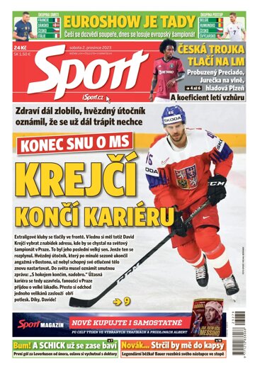 Obálka e-magazínu Sport 2.12.2023