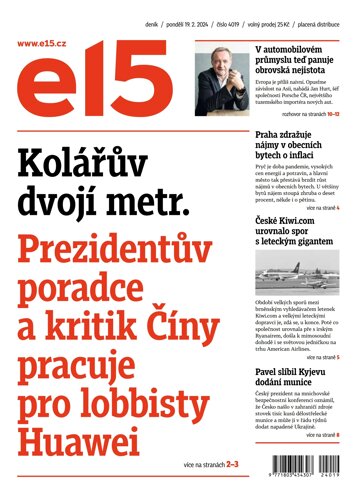 Obálka e-magazínu E15 19.2.2024