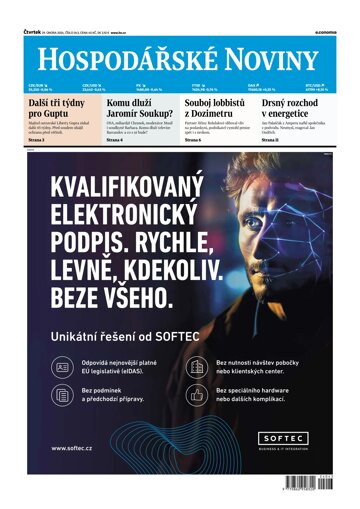 Obálka e-magazínu Hospodářské noviny 043 - 29.2.2024