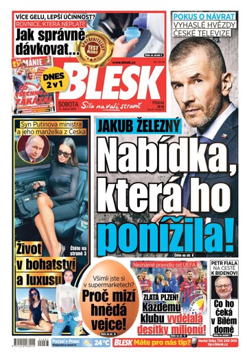 Obálka e-magazínu Blesk 13.4.2024