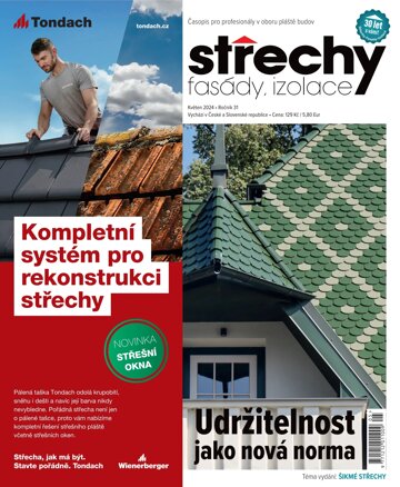 Obálka e-magazínu Střechy, Fasády, Izolace 5/2024