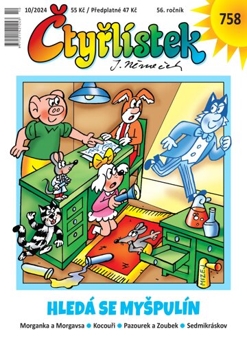 Obálka e-magazínu Čtyřlístek 10/2024