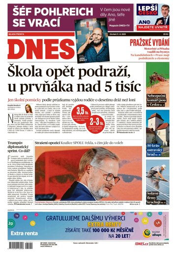 Obálka e-magazínu MF Dnes 21.8.2025