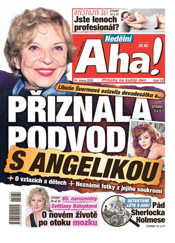 Obálka e-magazínu Nedělní AHA! 24.8.2025