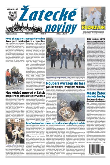 Obálka e-magazínu Žatecké noviny 40/25