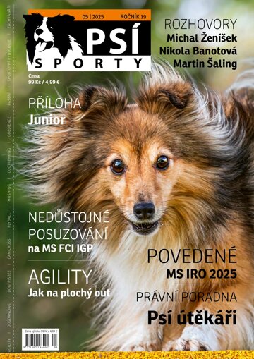 Obálka e-magazínu Psí sporty 5/2025