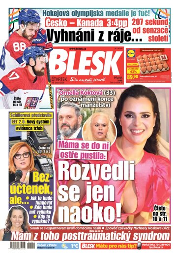 Obálka e-magazínu Blesk 19.2.2026