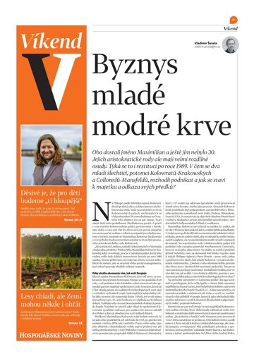Obálka e-magazínu Hospodářské noviny - příloha Víkend 102 - 29.5.2026 Víkend